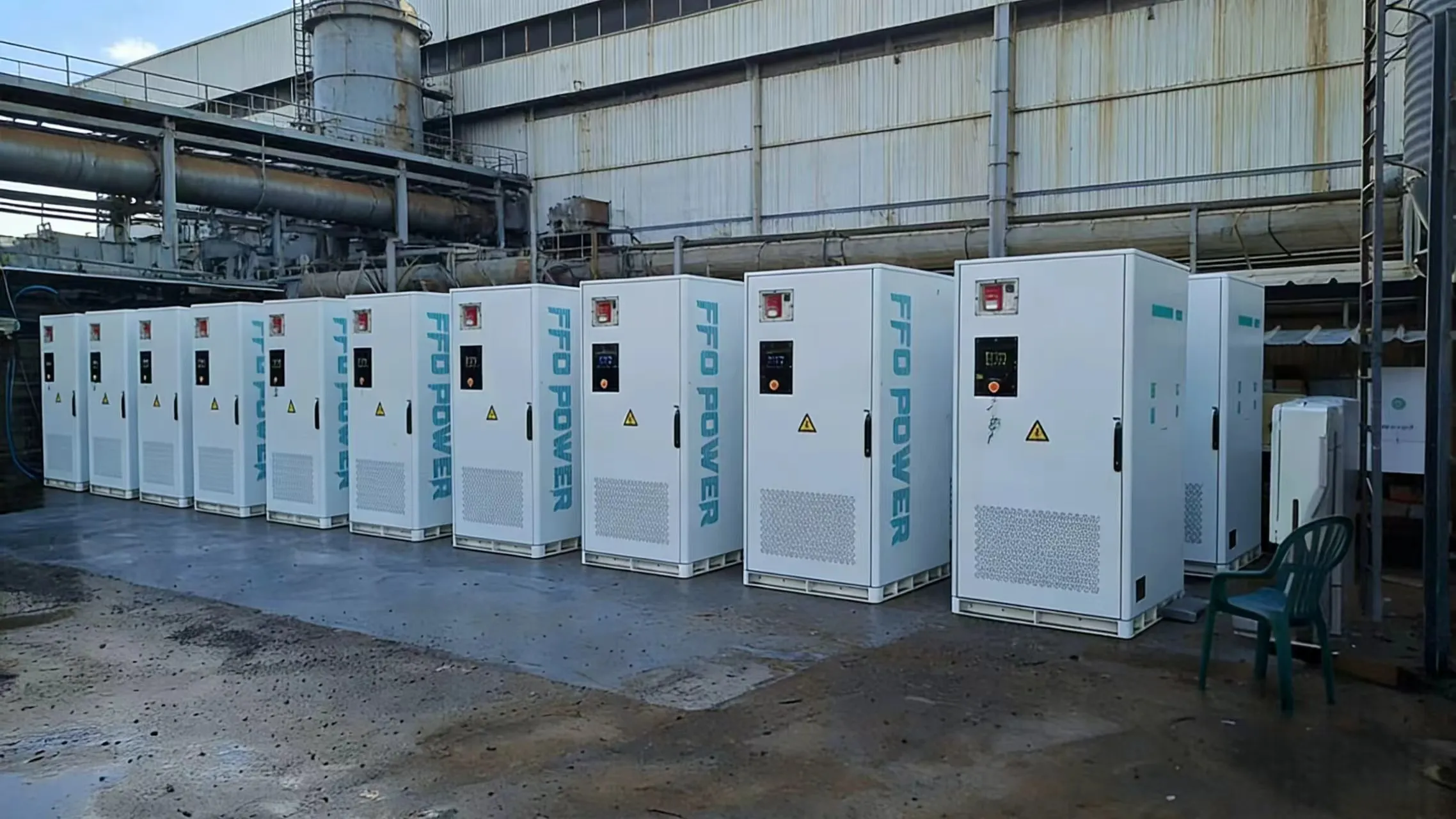 BESS za TOU arbitražu u Turskoj—26 Galaxy261L sve-u-jednom BESS jedinica omara (3.25MW/6.79MWh) instalirano na industrijskoj lokaciji za punjenje izvan vršnog opterećenja i vršno pražnjenje.